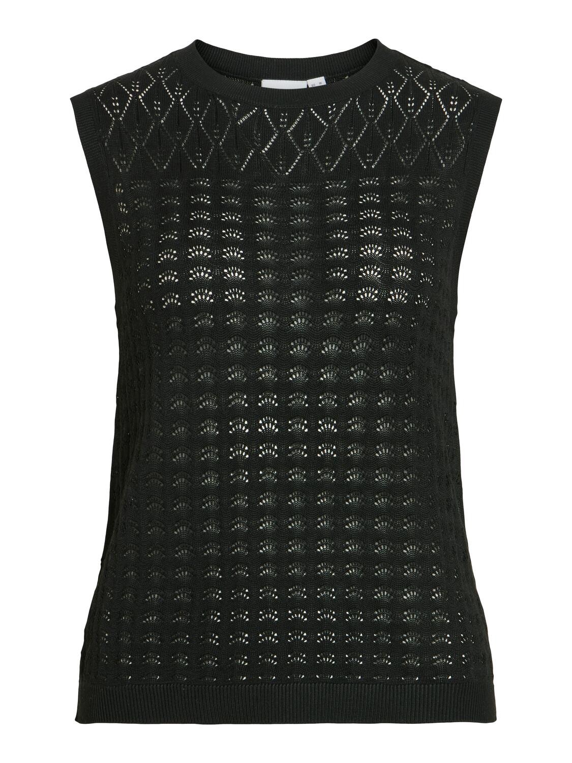 Vimylie strikket top - Black Beauty